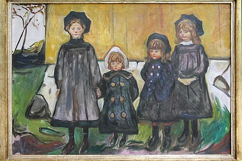 Quatre Filles à Åsgårdstrand, 1902, Edvard Munch