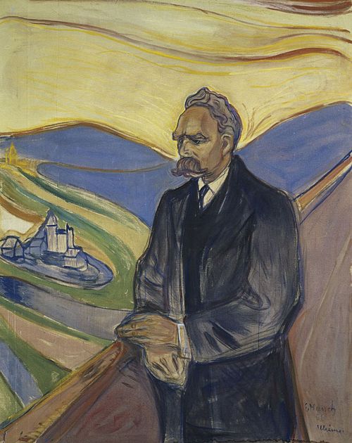 Frederich Nietzsche, 1906, Edvard Munch
