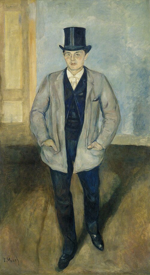 Fredrik Lidemark, 1885, Edvard Munch