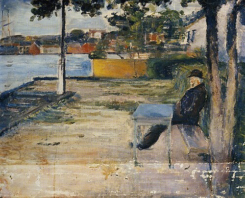 Hisøya près d'Arendal, 1886, Edvard Munch