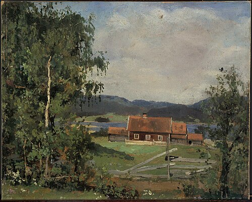 Maridalen, 1881, Edvard Munch