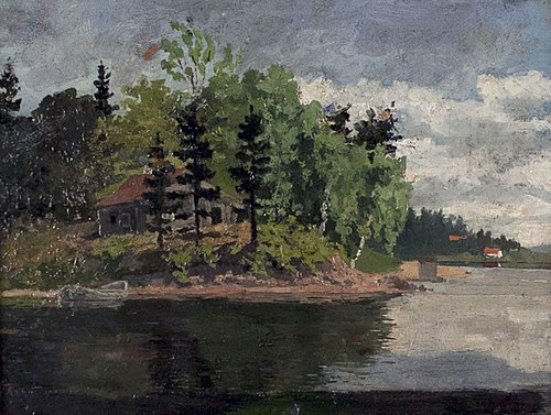 Sandvika, 1881, Edvard Munch