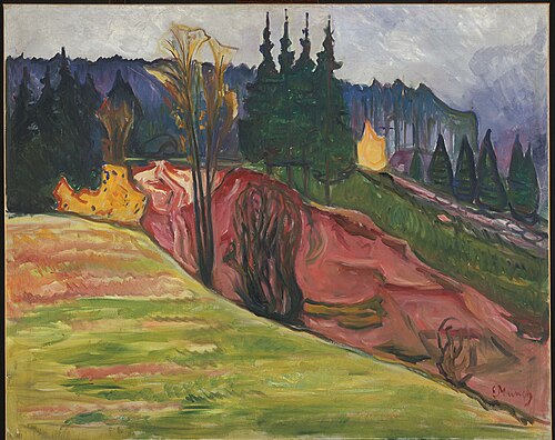 Thüringerwald, 1905, Edvard Munch