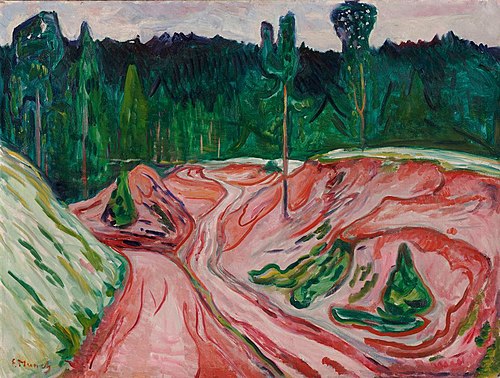 Thüringerwald, 1904, Edvard Munch