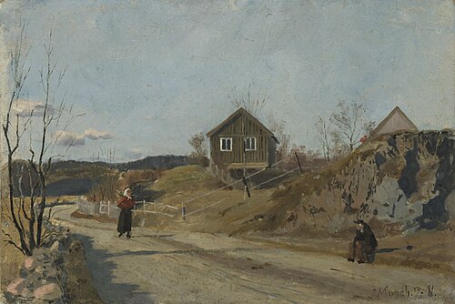 Vestre Aker, 1881, Edvard Munch