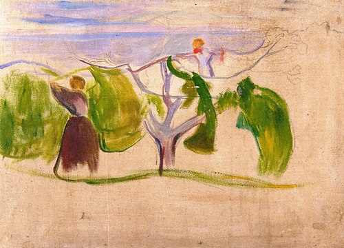 Récolte de fruits, 1904, Edvard Munch
