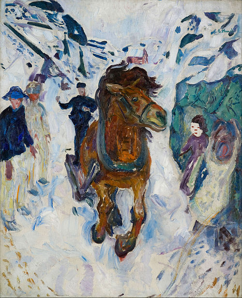 Cheval au galop, 1912, Edvard Munch