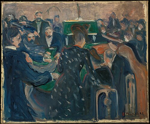 Parieurs à Monte Carlo, 1892, Edvard Munch