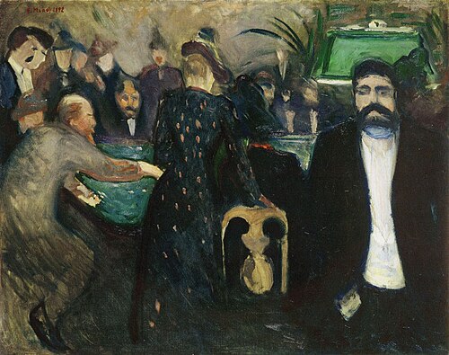 Parieurs à Monte Carlo, 1892, Edvard Munch