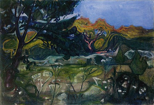 Jardin, 1902, Edvard Munch