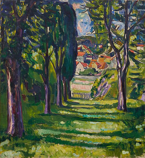 jardin à Kragerø, 1909, Edvard Munch