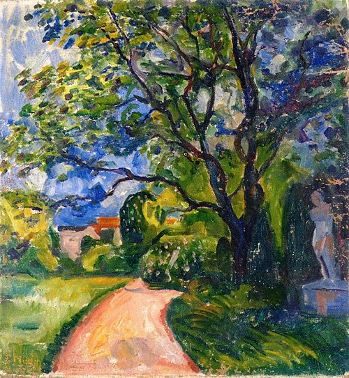 jardin à Lübeck, 1903, Edvard Munch