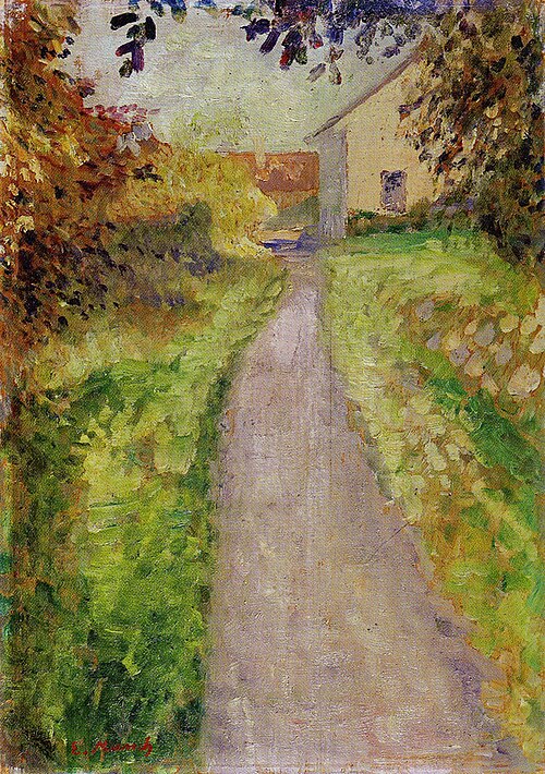 Sentier de jardin, 1890, Edvard Munch