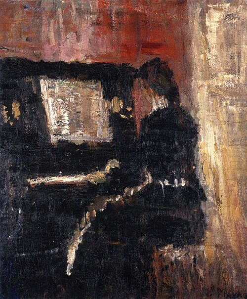 Fille au piano, 1886, Edvard Munch