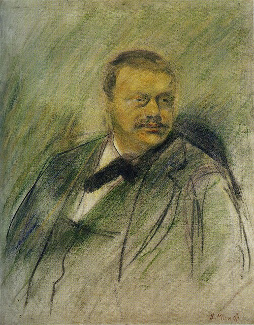 Gunnar Heiberg, 1891, Edvard Munch