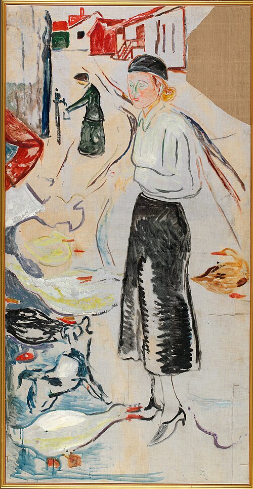 Hanna Brieschke à Åsgårdstrand, 1932, Edvard Munch