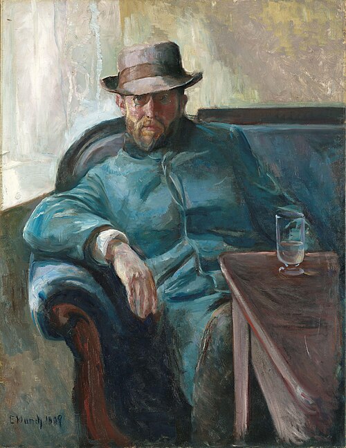 Hans Jæger, 1889, Edvard Munch