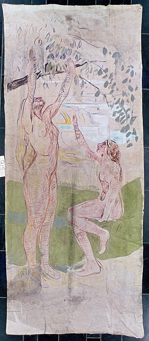 Femmes à la moisson, 1910, Edvard Munch