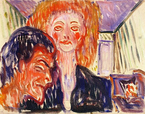 Haine, 1907, Edvard Munch