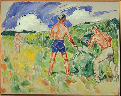 Fenaison, 1942, Edvard Munch