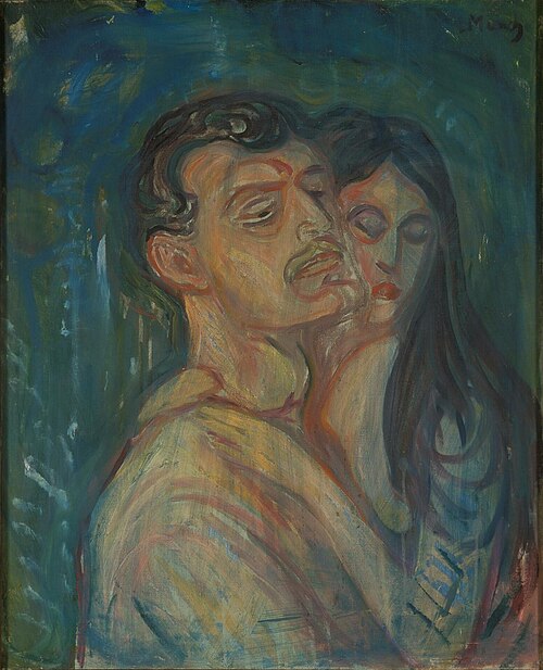 Tête contre tête, 1905, Edvard Munch