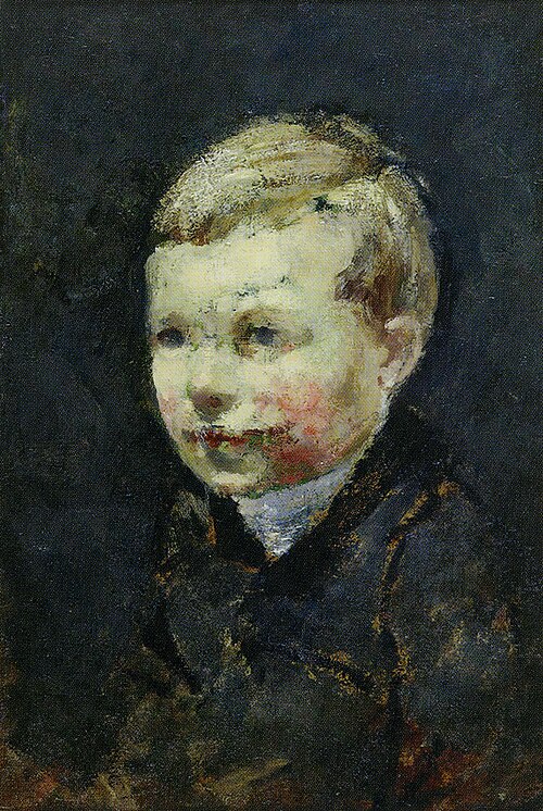 Tête de garçon, 1882, Edvard Munch