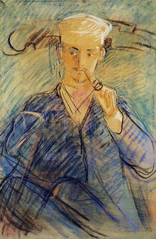 Helge Rode, 1891, Edvard Munch