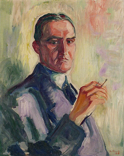 Hieronymus Heyerdahl, 1917, Edvard Munch