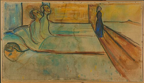 bloc d'hôpital, 1897, Edvard Munch