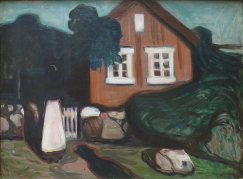 maison au clair de lune, 1893, Edvard Munch