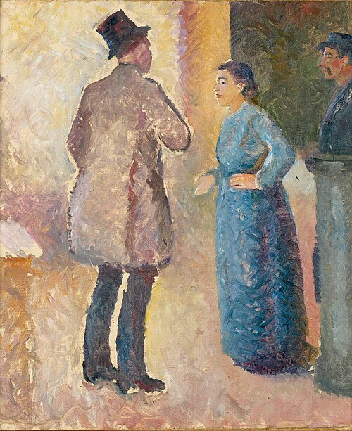 Au café, 1890, Edvard Munch