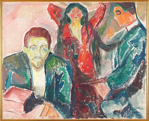 Jalousie, 1913, Edvard Munch