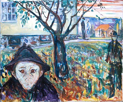 Jalousie au jardin, 1929, Edvard Munch