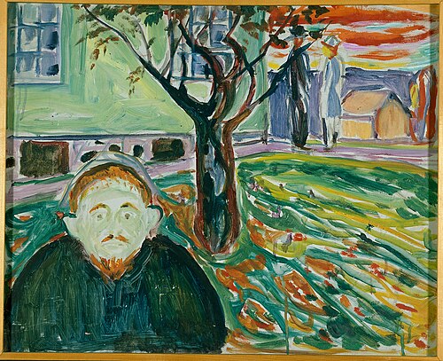 Jalousie au jardin, 1929, Edvard Munch