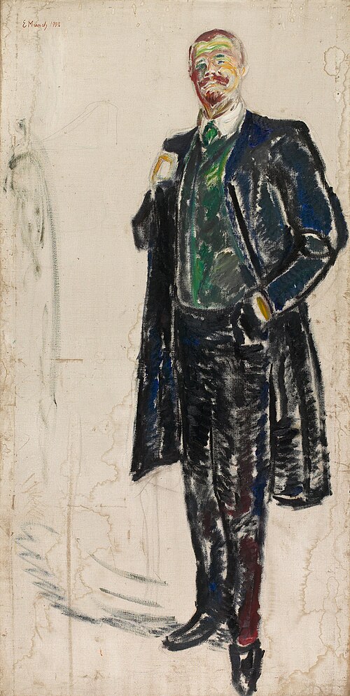 Jens Thiis, 1909, Edvard Munch