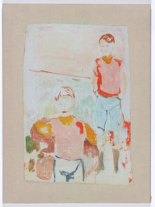 Johan Martin et Sten Stenersen, 1935, Edvard Munch