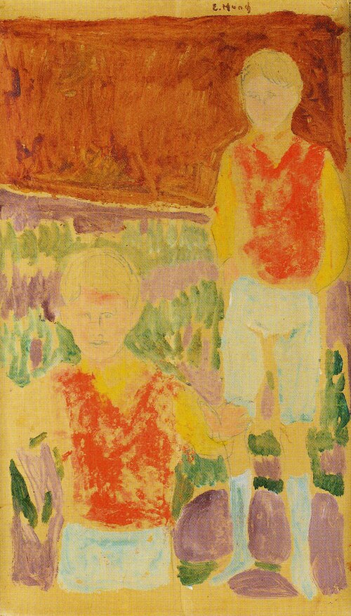 Johan Martin et Sten Stenersen, 1935, Edvard Munch