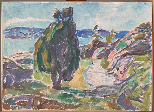 Genêvriers près de la mer, 1914, Edvard Munch