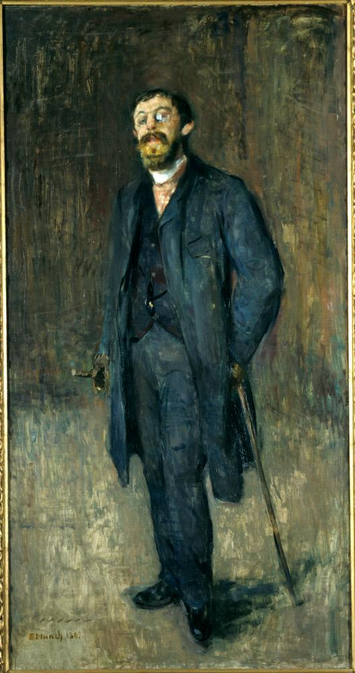 Karl Jensen-Hjell, 1885, Edvard Munch
