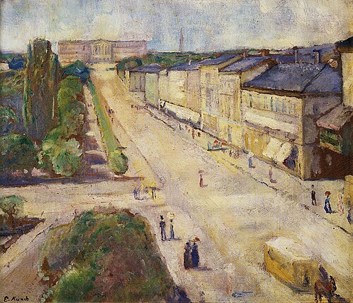 Karl Johan, 1885, Edvard Munch