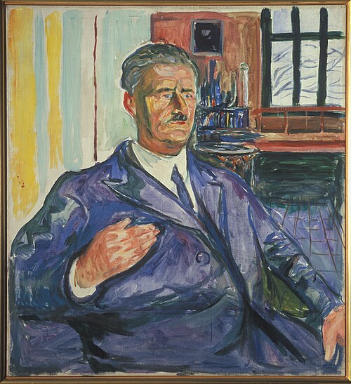 Karl Wefring, 1934, Edvard Munch