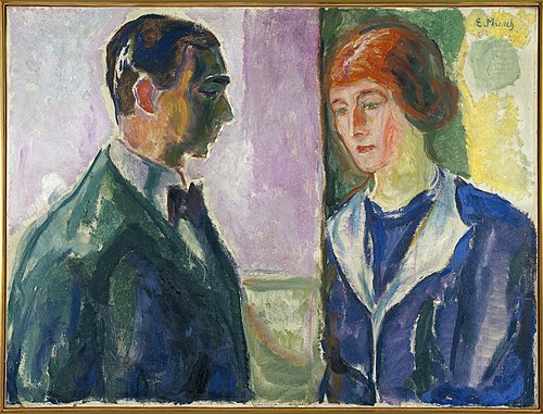 Käte et Hugo Perls, 1913, Edvard Munch