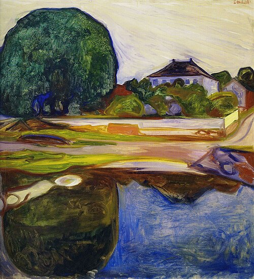 Kiøsterudgården, 1902, Edvard Munch