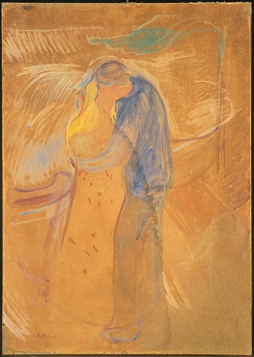 Baiser, 1906, Edvard Munch