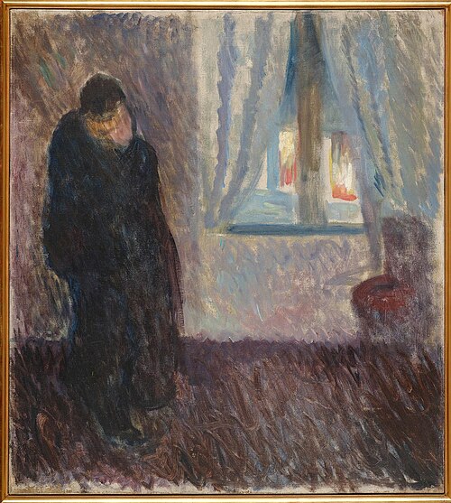 Baiser près de la fenêtre, 1891, Edvard Munch