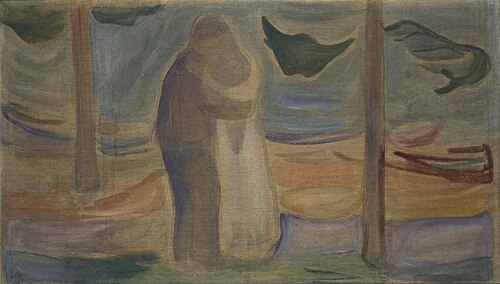 Baiser sur la plage (Frise Reinhardt), 1906, Edvard Munch