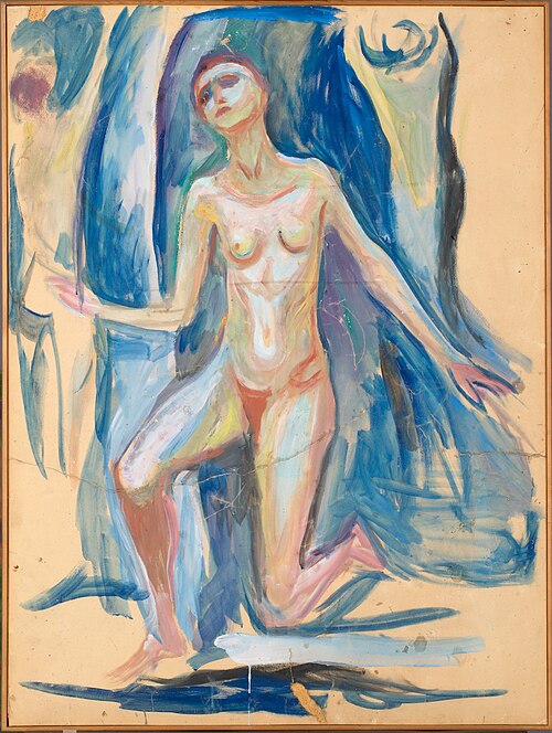 Femme agenouillée, 1927, Edvard Munch