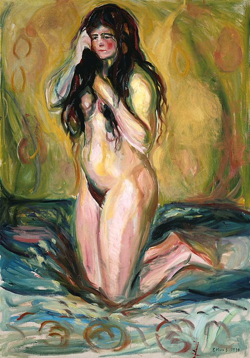 Nu agenouillé, 1920, Edvard Munch