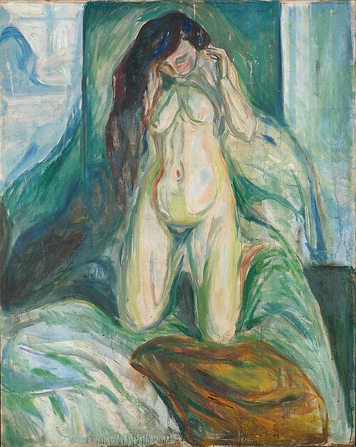 Nu agenouillé, 1922, Edvard Munch