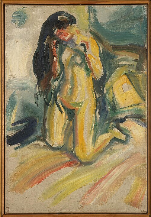 Nu agenouillé, 1922, Edvard Munch